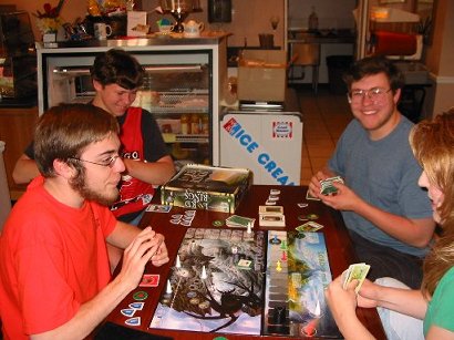 Sauron didn't have a chance in this game.  Look at those happy hobbits.