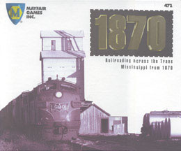 1870 - Railroad Development in the Mississippi Valley by Mayfair Games