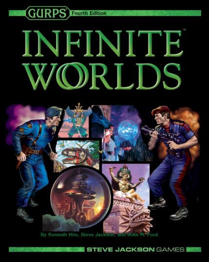 GURPS Infinite Worlds Hard Cover 4th Edition by Steve Jackson Games