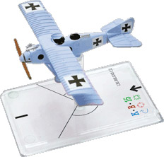 Wings Of War miniatures : Lfg Roland CII (Von Richthofen) by Fantasy Flight Games