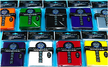 Card Sleeves - Large - Alpha - Blue (50) by Max Protection