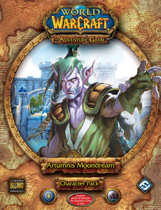 World Of Warcraft Adventure Game: Artumnis Moondream Character Pack by Fantasy Flight Games