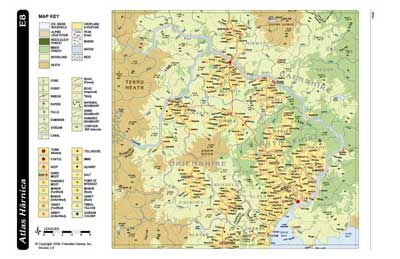 Atlas Harnica Map E8 by Columbia Games