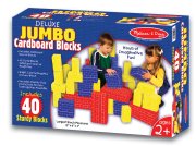 40 pc Basic Cardboard Blocks Jumbo by Melissa and Doug