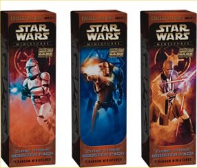 Star Wars Miniatures Game - Clone Strike Booster Pack by TSR Inc.
