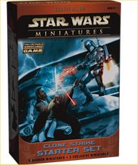 Star Wars Miniatures Game - Clone Strike Starter Set by TSR Inc.