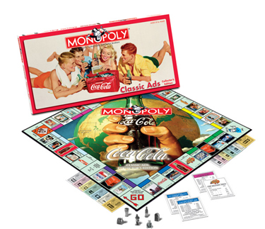 Coca-Cola Classic Ads Monopoly by USAOpoly