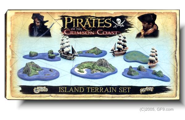 Pirates of the Crimson Coast Island Set 2 by Gale Force Nine LLC / Wizkids