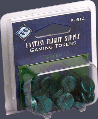 Gaming Tokens: Green by Fantasy Flight Games