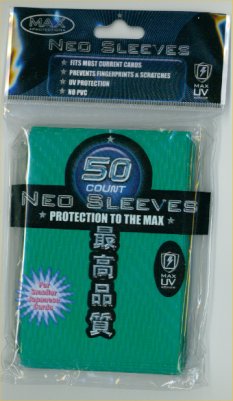 Card Sleeves - Mini - Neo - Green (50) by Max Protection