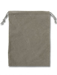 Velour Bags - Gray - 10 count (approx 4" wide x 5-1/2" long) by 