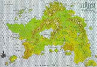 HarnWorld Map by Columbia Games