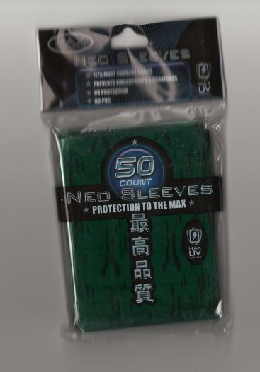 Card Sleeves - Large - Neo Wave - Green (50) by Max Protection