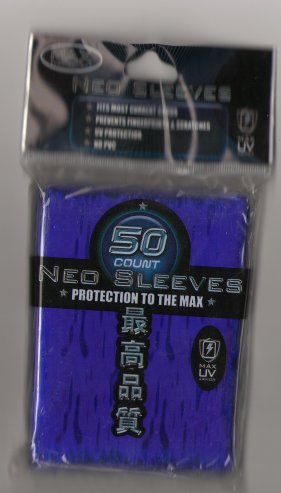 Card Sleeves - Large - Neo Wave - Purple (50) by Max Protection