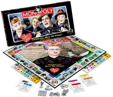 I Love Lucy California Monopoly by USAOpoly