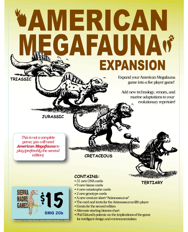 American Megafauna Expansion (Ziplock) by Sierra Madre Games