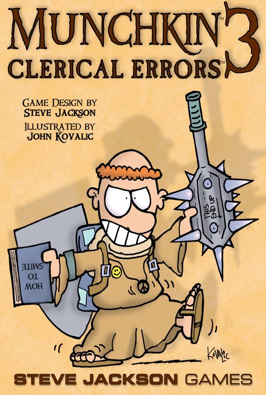 Munchkin 3 - Clerical Errors by Steve Jackson Games