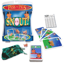 Snout! The Pass the Pigs Card Game by Winning Moves