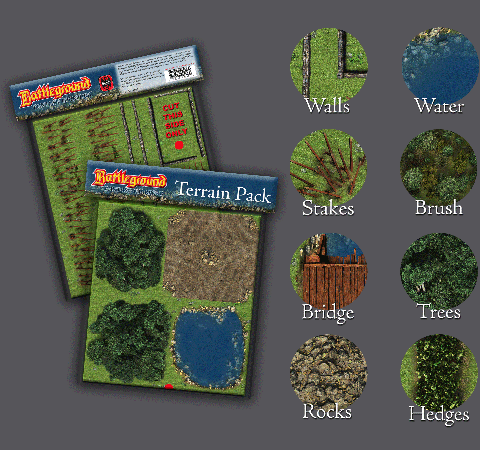 BFW Terrain Pack (Battleground Fantasy Warfare) by YOUR MOVE GAMES