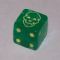 Death Dice - Lightning Green with Yellow by Flying Buffalo Inc.