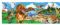 Land of Dinosaurs 48 pc Floor Puzzle by Melissa and Doug