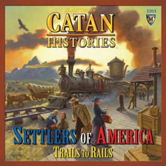 Catan Histories: Settlers Of America - Trails To Rails by Mayfair Games