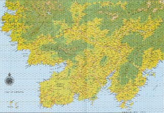 Trierzon Map by Columbia Games