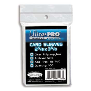Card Sleeves : Clear Sleeves (100 ct) by Ultra Pro