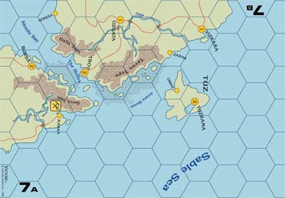 Victory Map 7 (Coastal 1) by Columbia Games