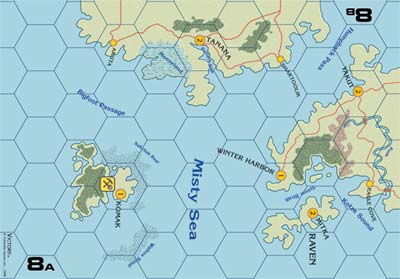 Victory Map 8 (Coastal 2) by Columbia Games