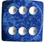 Dice - Speckled: 16 MM D6 Water (Set of 12) by Chessex Manufacturing