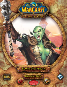 World Of Warcraft Adventure Game: Zowka Shattertusk Character Pack by Fantasy Flight Games