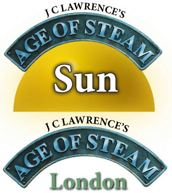 Age of Steam Expansion - Sun / London by Bezier Games