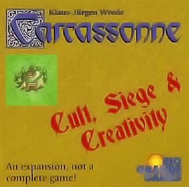 Carcassonne: Cult, Siege, & Creativity Expansion by Rio Grande Games