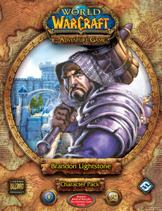 World Of Warcraft Adventure Game: Brandon Lightstone Character Pack by Fantasy Flight Games