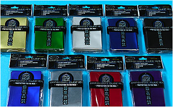 Card Sleeves - Mini - Chromium - Red (50) by Max Protection