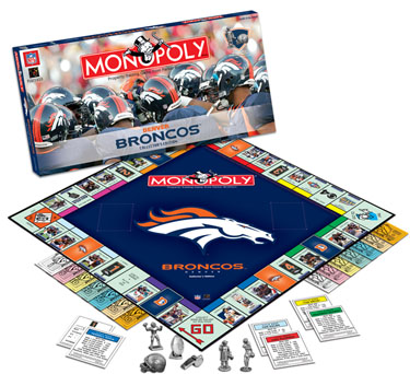 Denver Broncos Monopoly by USAopoly