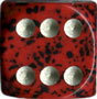 Dice - Speckled: 12mm D6 Gold Strawberry (Set of 36) by Chessex Manufacturing
