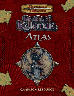 Dungeons & Dragons : Kingdoms Of Kalamar Atlas by Kenzer and Company