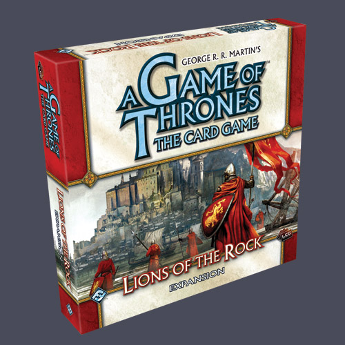 A Game of Thrones LCG: Lions of the Rock Expansion by Fantasy Flight Games