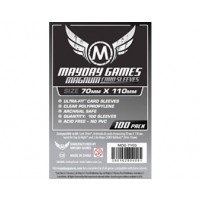 70 MM X 110 MM Sleeves (for Lost Cities and more) - 100 per pack by Mayday Games