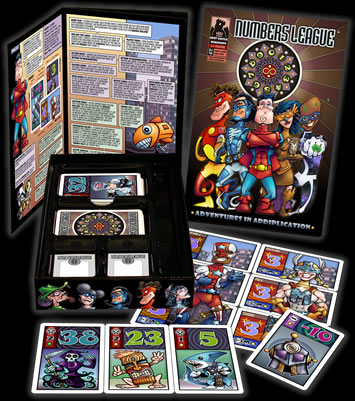 Numbers League: Adventures In Addiplication Card Game by Bent Castle Workshops