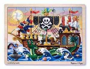 Pirate Adventure Jigsaw Puzzle - 48 Pieces by Melissa and Doug