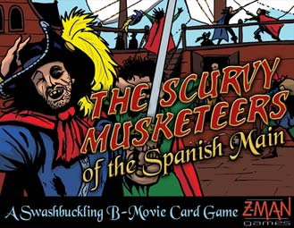 Scurvy Musketeers B-Movie Card Game by Z-Man Games, Inc.