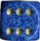 Dice - Speckled: 16 MM D6 Golden Water (Set of 12) by Chessex Manufacturing
