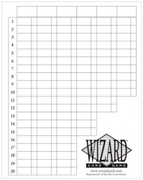Wizard Score Sheets by US Games Inc.