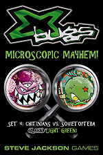X-Bugs: Set 4 (Black/Light Green) - Chitinians vs. Sovietoptera by Steve Jackson Games
